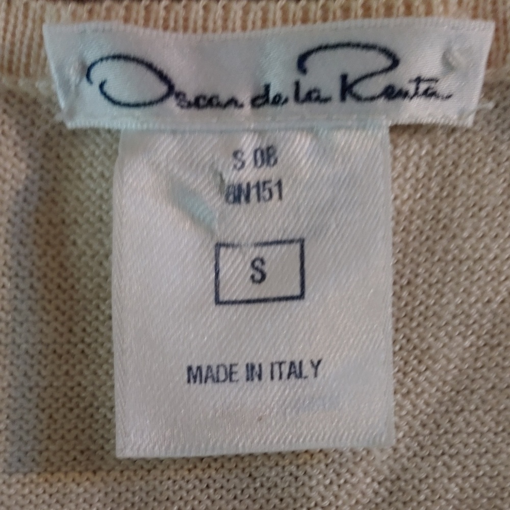 Oscar de la Renta Sleeveless Shell Small - Picture 5 of 6